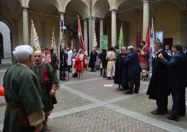 Presentazione Palio di Legnano a Milano