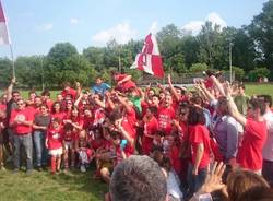 Rugby Varese, festa promozione in serie B