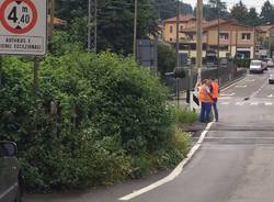 gazzada schianno, passaggio a livello