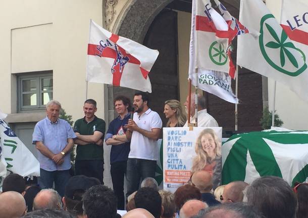 Matteo Salvini a Somma Lombardo