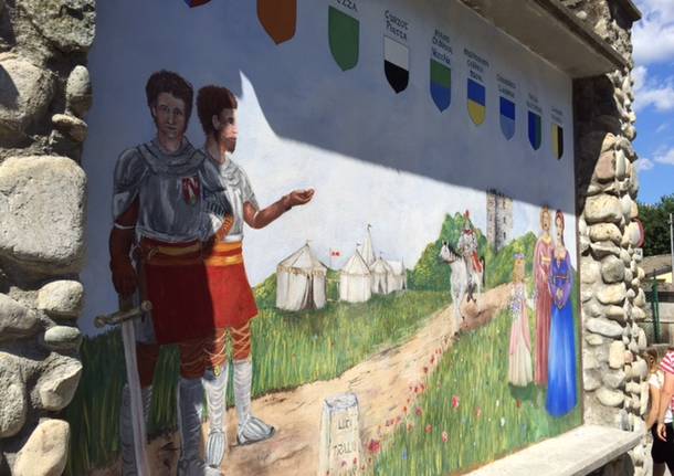 I ragazzi dell’artistico affrescano Mesenzana
