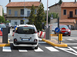 Il parcheggio dell'ospedale di Busto