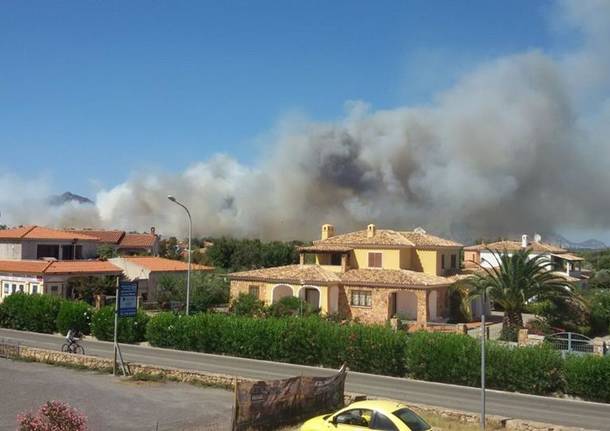 La Gallura in fiamme