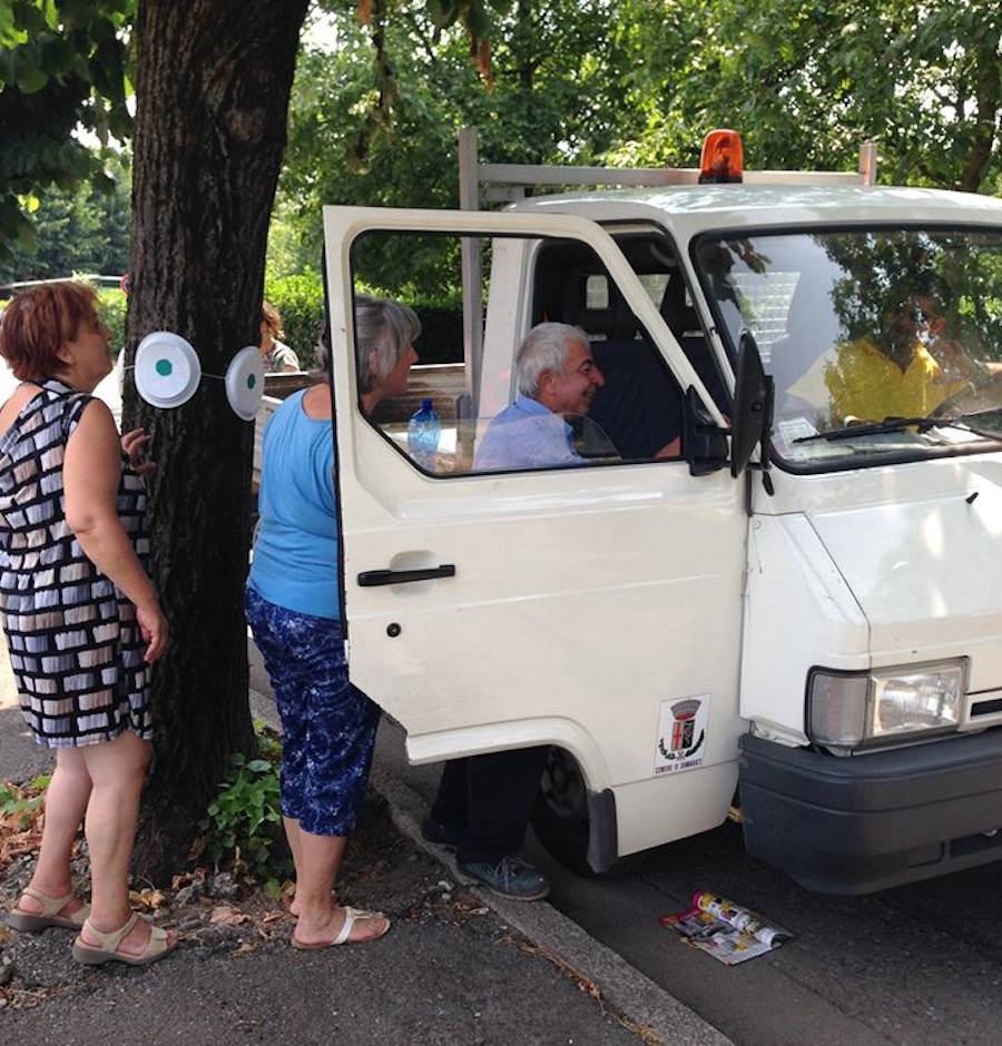 La protesta per gli alberi da abbattere a San Macario