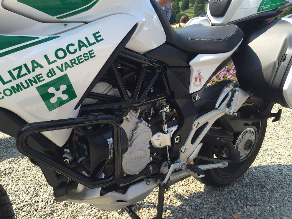 Le nuove moto della polizia locale sono MV Agusta