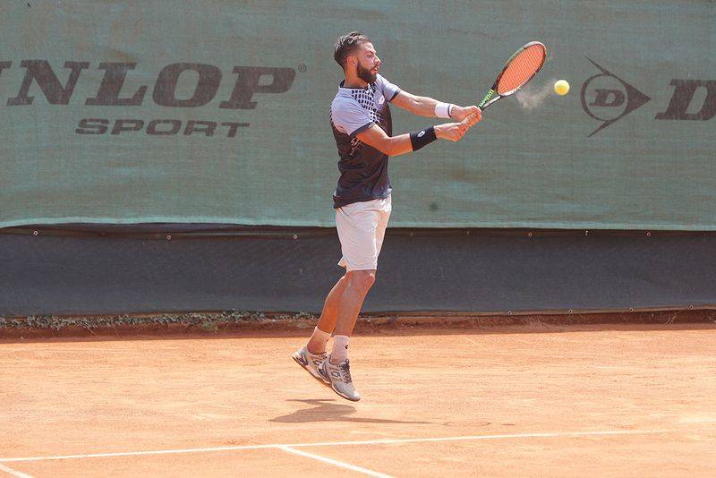 match tra Marcora e Maiga al futures di tennis di Busto