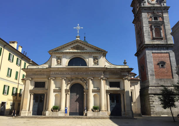 San Vittore pronta per i funerali di Marco e Nicolò