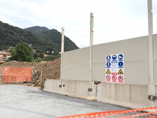 Arcisate Stabio cantiere via Pascoli Induno Olona 15 settembre 2015