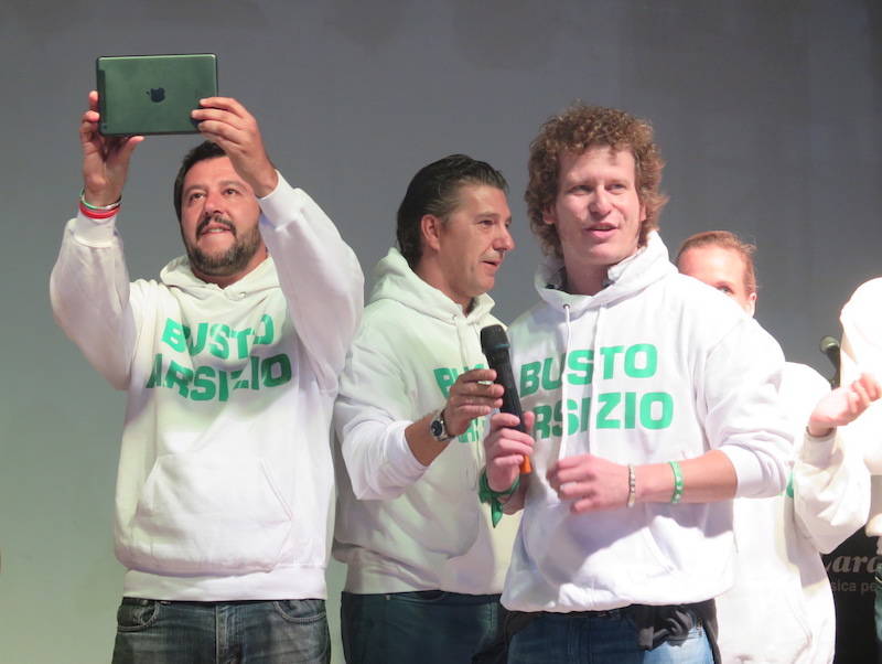 Salvini a Busto Arsizio