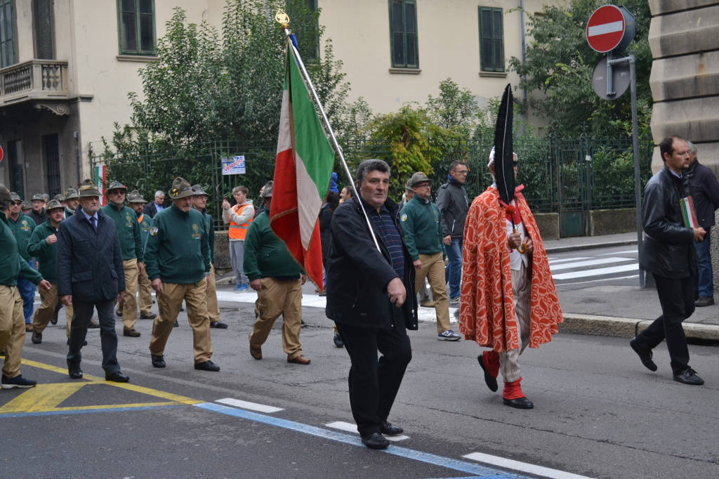 L'aunata degli alpini a Busto