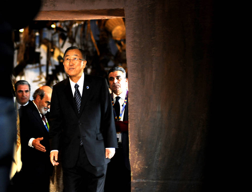 Mattarella e Ban Ki Moon ad Expo