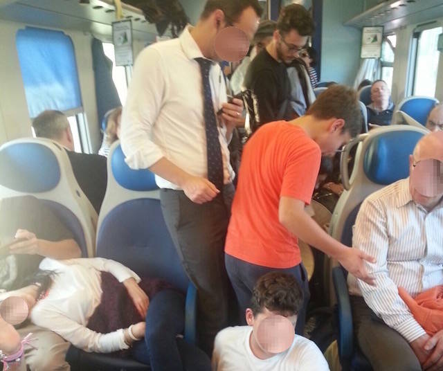 una settimana di ritardi treno trenord