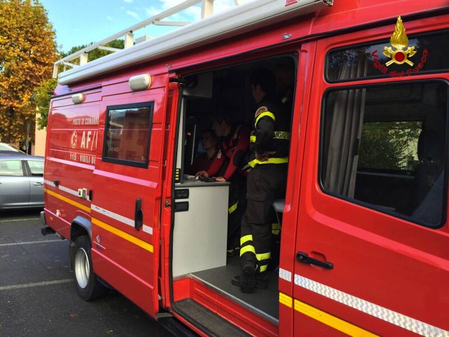 vigili del fuoco brusimpiano campo ricerca persona scomparsa