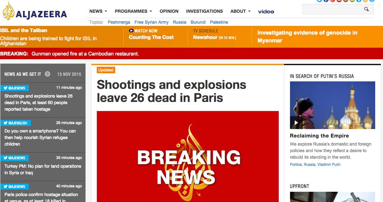 13 novembre 2015 attentati parigi home pages