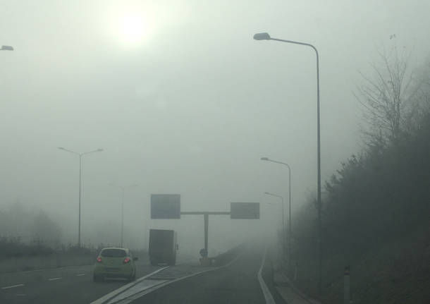 La nebbia circonda il Terminal 1