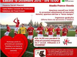 Telethon: partita di calcio