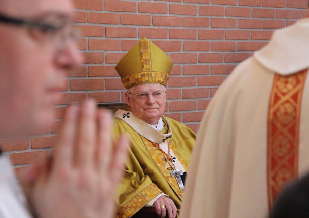 Il cardinale Scola all’ospedale di Tradate