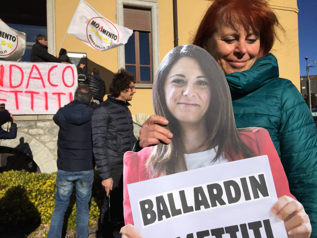 M5S protesta a Brenta