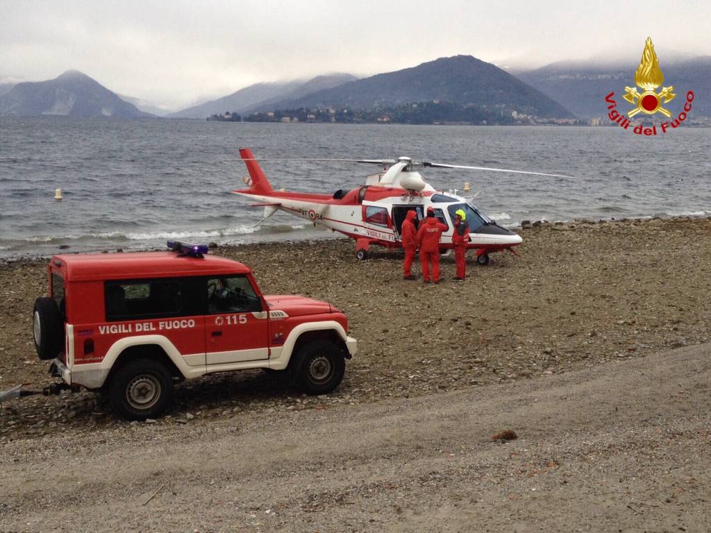 Ricerca persona Cerro di Laveno 7 gennaio 2016