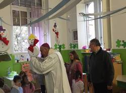 Mons. Agnesi benedice nuovi spazi alla scuola dell\'infanzia di Sant\'Ambrogio