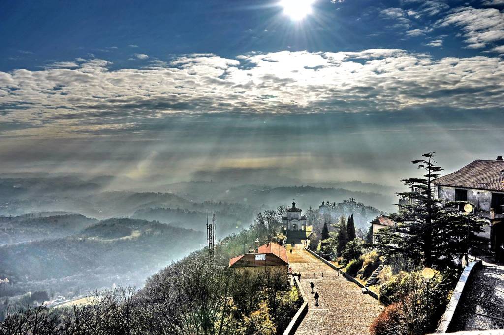 Il fascino della pianura vista dal Sacro Monte