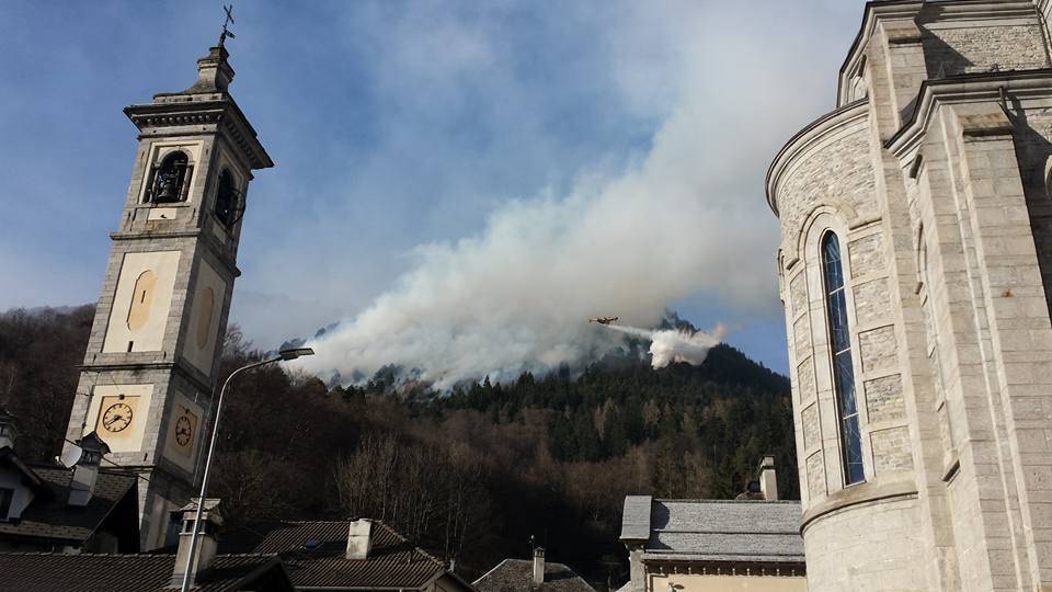 Fuoco a Re, in val Vigezzo