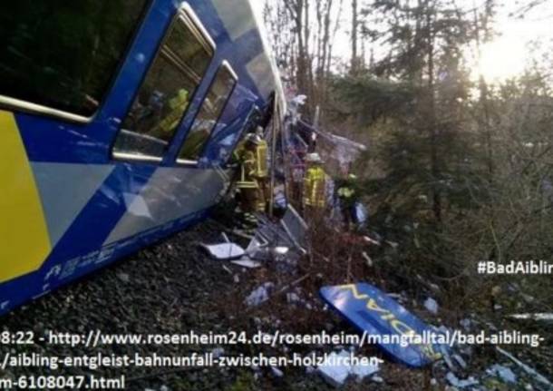 incidente ferroviario Baviera 9 febbraio