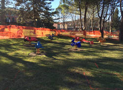Lavori parco giochi Besozzo 