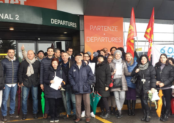 protesta AdL Movimento 5 Stelle Malpensa