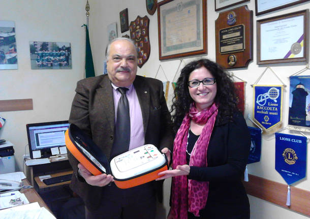 Defibrillatore all'Istituto Prealpi