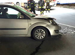 Incidente nel sottopasso di via Gasparotto