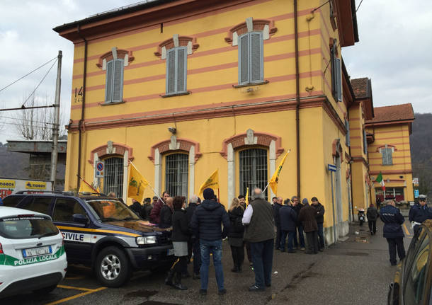 Porto Ceresio - manifestazione ferrovia