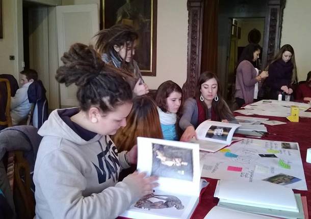 Studenti in stage a Villa Cagnola