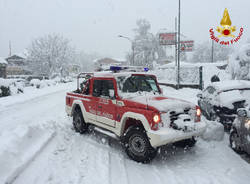 vigili del fuoco neve