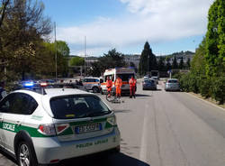 Ciclista investito a Daverio