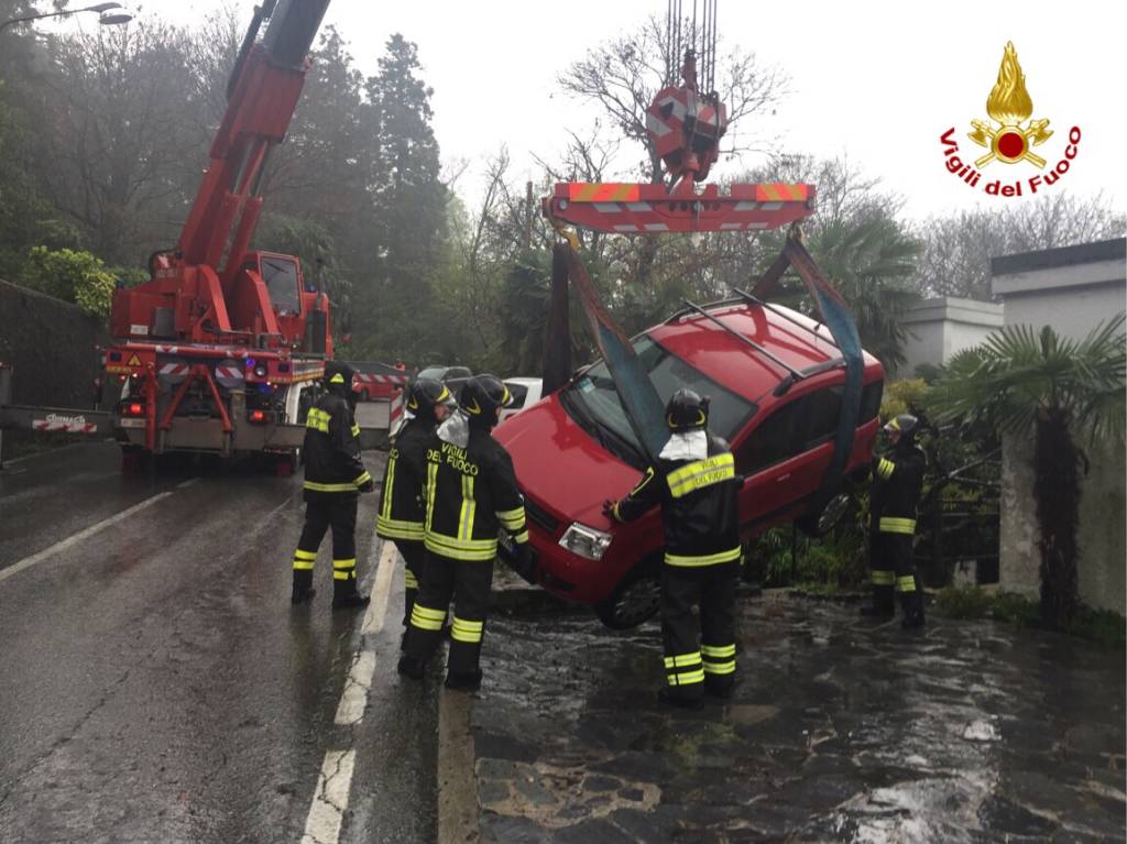 incidente stradale Germignaga domenica 17 aprile