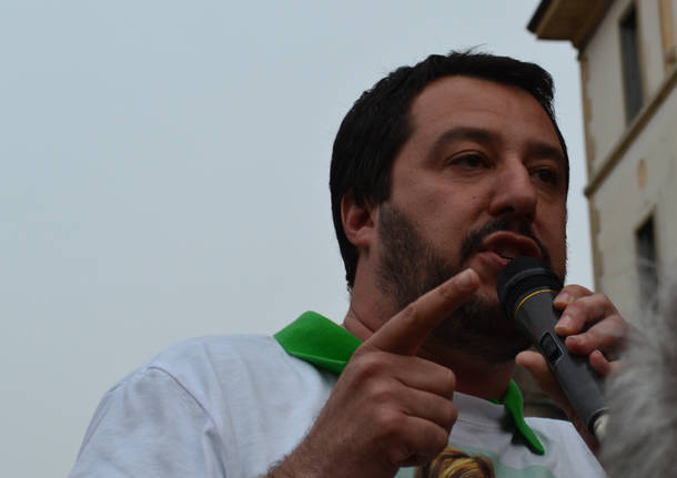 Matteo Salvini a Busto