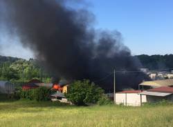 Incendio fattoria Canale Azzate