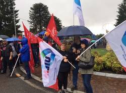 Manifestazione metalmeccanici Cassinetta Biandronno