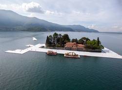 The floating piers: l'inizio dell'allestimento