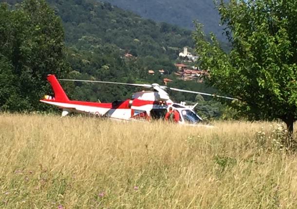 Il salvataggio del parapendista