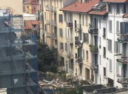 L\'esplosione del palazzo a Milano