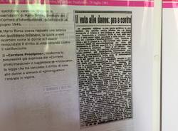 Mostra al liceo Cairoli sul voto alle donne
