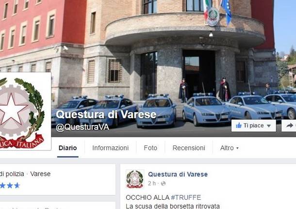 pagina questura varese facebook