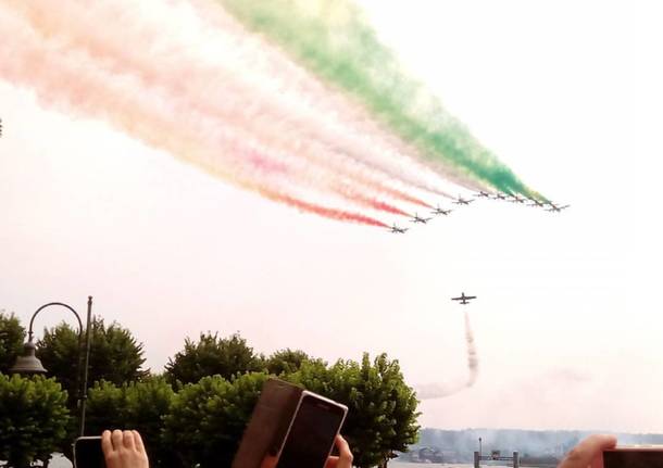 Angera..frecce tricolori