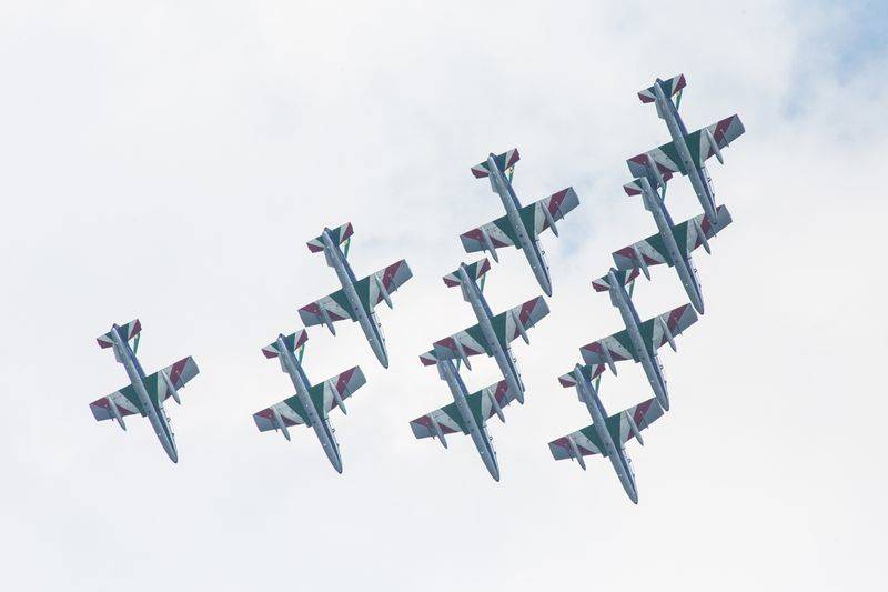 Frecce Tricolore ad Angera e Arona