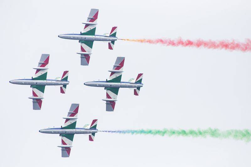 Frecce Tricolore ad Angera e Arona