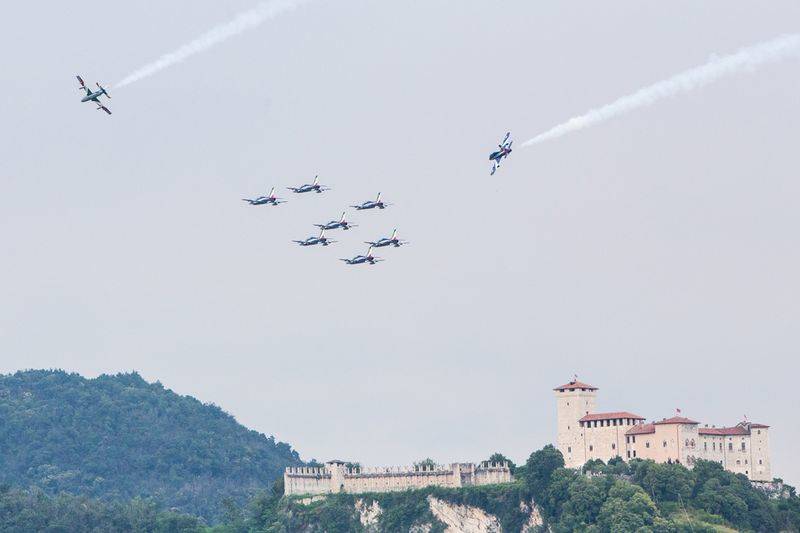 Frecce Tricolore ad Angera e Arona