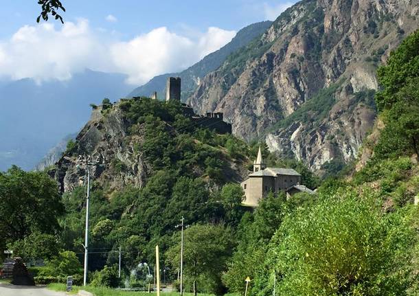 via francigena Chatillon Verres