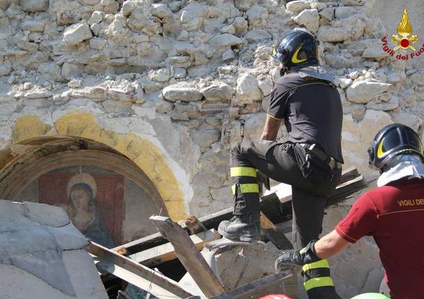 Il salvataggio dei beni artistici dalle macerie